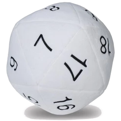 (ONLINE) DRAGON IMPORTS & COLLECTIBLES LLC Plushes D20 Jumbo Plush Die (White)