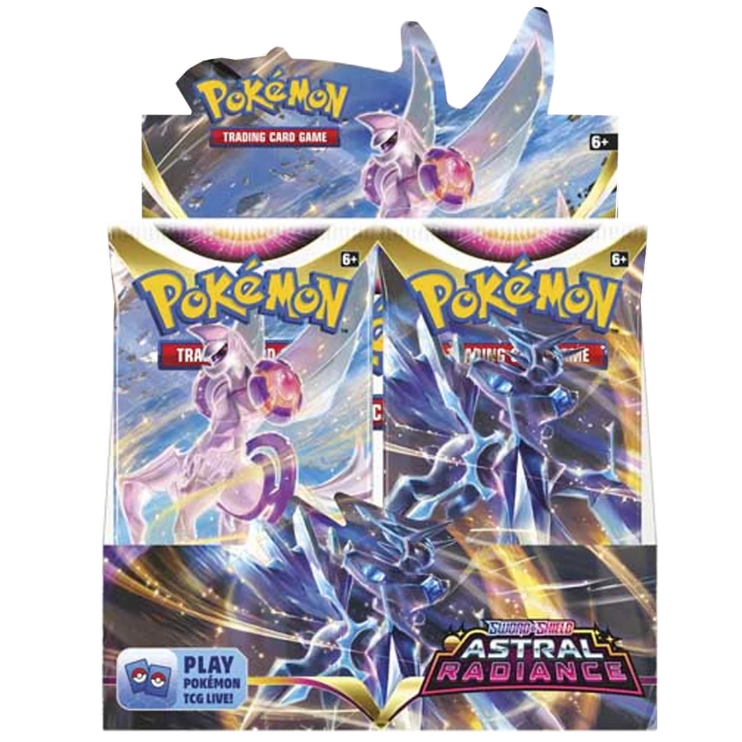Flash Sale 🌟 (ONLINE) DRAGON IMPORTS & COLLECTIBLES LLC AstralRadiance - Pokemon TCG (Sword And Shield) 36 Pack Booster Box ⭐ 3 (ONLINE) DRAGON IMPORTS & COLLECTIBLES LLC AstralRadiance - Pokemon TCG (Sword And Shield) 36 Pack Booster Box