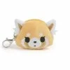Promo 😉 (ONLINE) DRAGON IMPORTS & COLLECTIBLES LLC Plushes Aggretsuko Face Pouch Keychain 😍 2 (ONLINE) DRAGON IMPORTS & COLLECTIBLES LLC Plushes Aggretsuko Face Pouch Keychain