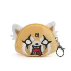 (ONLINE) DRAGON IMPORTS & COLLECTIBLES LLC Plushes Aggretsuko Face Pouch Keychain