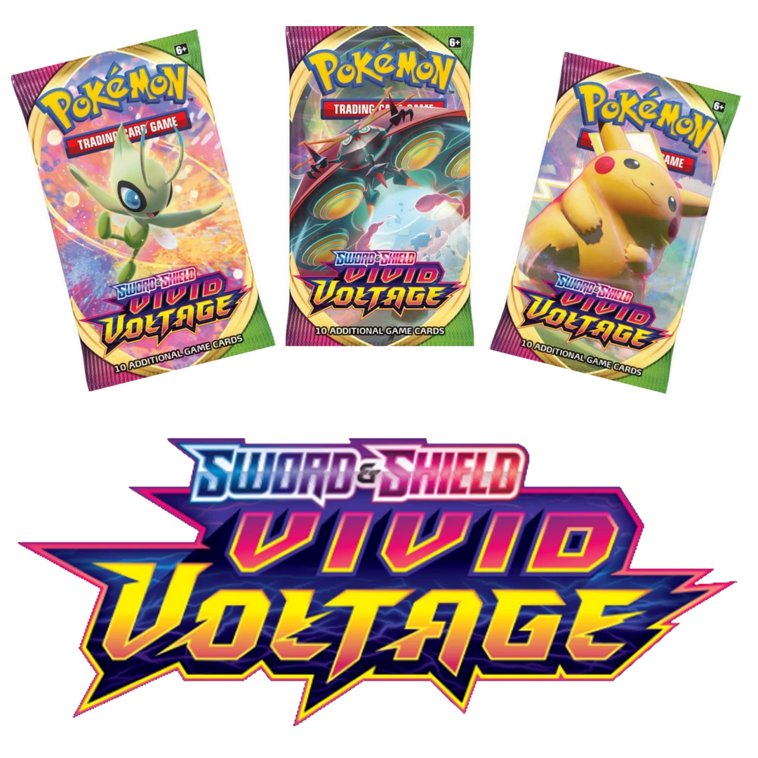 Promo 💯 (ONLINE) DRAGON IMPORTS & COLLECTIBLES LLC POKEMON: SWORD & SHIELD - VIVID VOLTAGE (SINGLES) Games/TCG 🎁 3 (ONLINE) DRAGON IMPORTS & COLLECTIBLES LLC POKEMON: SWORD & SHIELD - VIVID VOLTAGE (SINGLES) Games/TCG