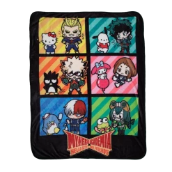 (ONLINE) DRAGON IMPORTS & COLLECTIBLES LLC Sanrio X My Hero Academia Fleece Throw
