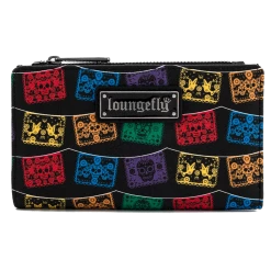 (ONLINE) DRAGON IMPORTS & COLLECTIBLES LLC Accessories Dia De Las Banderas Flap Wallet X LOUNGEFLY