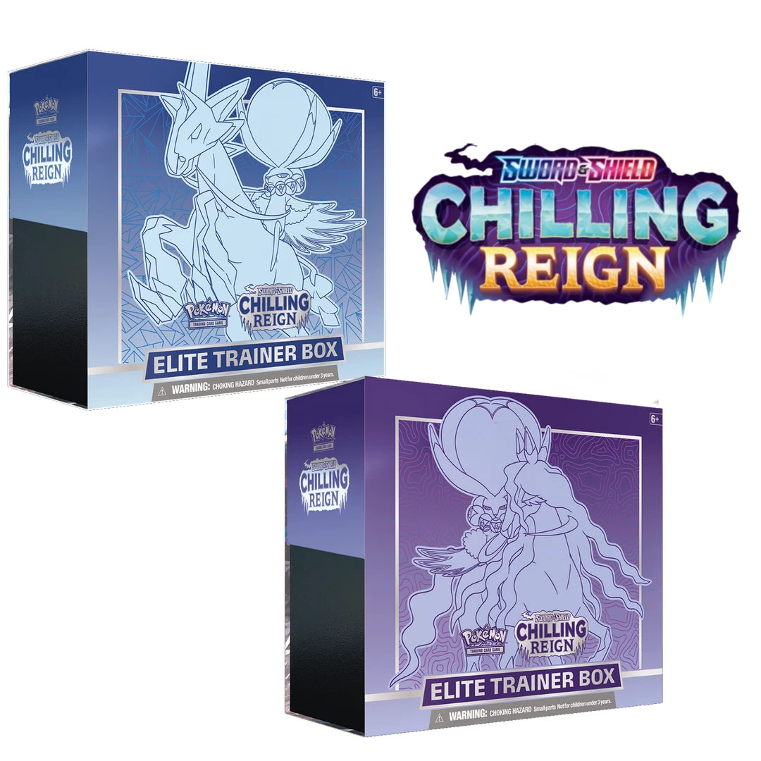 Best Sale 👍 (ONLINE) DRAGON IMPORTS & COLLECTIBLES LLC Chilling Reign - Elite Trainer Box: Pokemon TCG ⭐ 4 (ONLINE) DRAGON IMPORTS & COLLECTIBLES LLC Chilling Reign - Elite Trainer Box: Pokemon TCG