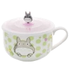 (ONLINE) DRAGON IMPORTS & COLLECTIBLES LLC Food Totoro Polka Dotted Ceramic Bowl With Pink Lid, 3”