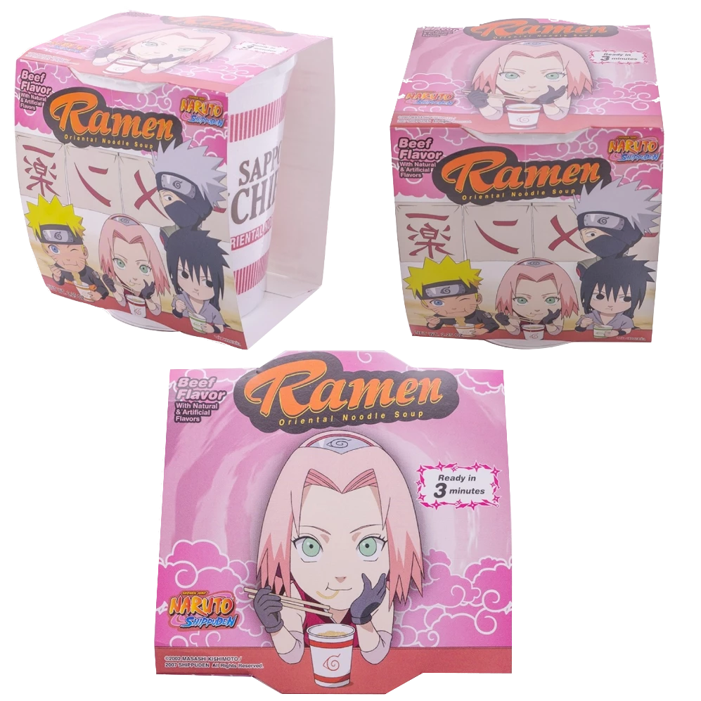 (ONLINE) DRAGON IMPORTS & COLLECTIBLES LLC Food (Beef Flavor) Sakura: NARUTO SHIPPUDEN - Ichiban Cup Ramen Noodle