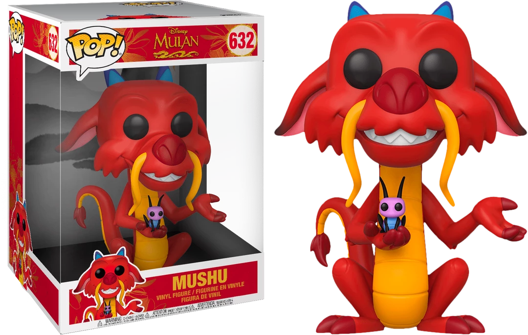 Cheapest 👍 (ONLINE) DRAGON IMPORTS & COLLECTIBLES LLC Funko Pops! Mushu - 10" Pop! Mulan Vinyl Figure 🔥 3 (ONLINE) DRAGON IMPORTS & COLLECTIBLES LLC Funko Pops! Mushu - 10" Pop! Mulan Vinyl Figure