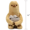 (ONLINE) DRAGON IMPORTS & COLLECTIBLES LLC Plushes PUSHEEN WITH SLOTH, SET OF 2, 13" - Pusheen