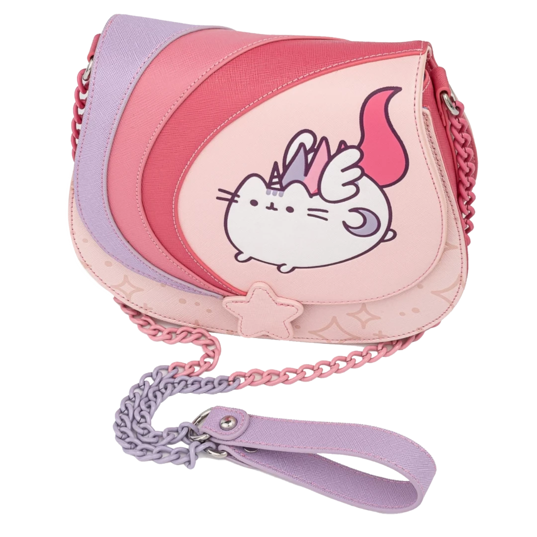 Wholesale π (ONLINE) DRAGON IMPORTS & COLLECTIBLES LLC Accessories SUPER PUSHEENICORN CROSSBODY BAG- X LOUNGEFLY π 3 (ONLINE) DRAGON IMPORTS & COLLECTIBLES LLC Accessories SUPER PUSHEENICORN CROSSBODY BAG- X LOUNGEFLY