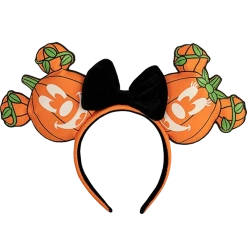 (ONLINE) DRAGON IMPORTS & COLLECTIBLES LLC DISNEY MICK-O-LANTERN HEADBAND X LOUNGEFLY Accessories