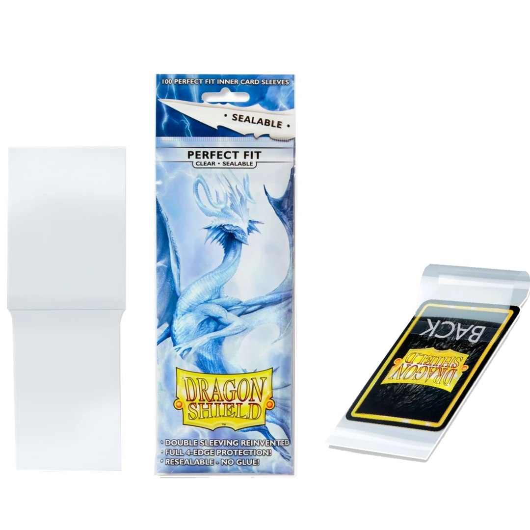 Best deal 🎁 (ONLINE) DRAGON IMPORTS & COLLECTIBLES LLC Dragon Shields Perfect Fit Sealable: (100) Clear Games/TCG ✨ 3 (ONLINE) DRAGON IMPORTS & COLLECTIBLES LLC Dragon Shields Perfect Fit Sealable: (100) Clear Games/TCG