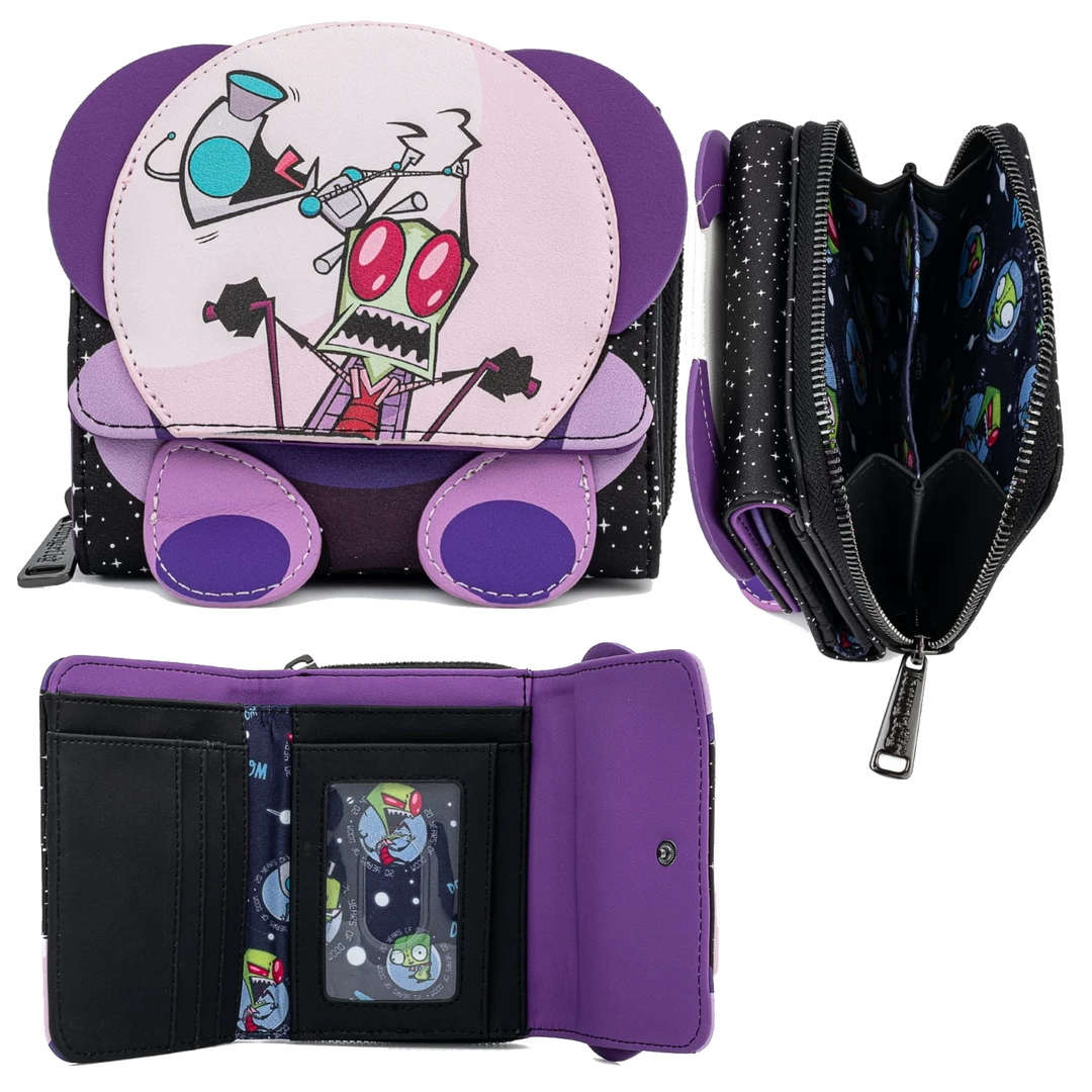 Coupon ❤️ (ONLINE) DRAGON IMPORTS & COLLECTIBLES LLC Accessories Invader Zim Tri-fold Wallet- Loungefly 🔥 3 (ONLINE) DRAGON IMPORTS & COLLECTIBLES LLC Accessories Invader Zim Tri-fold Wallet- Loungefly