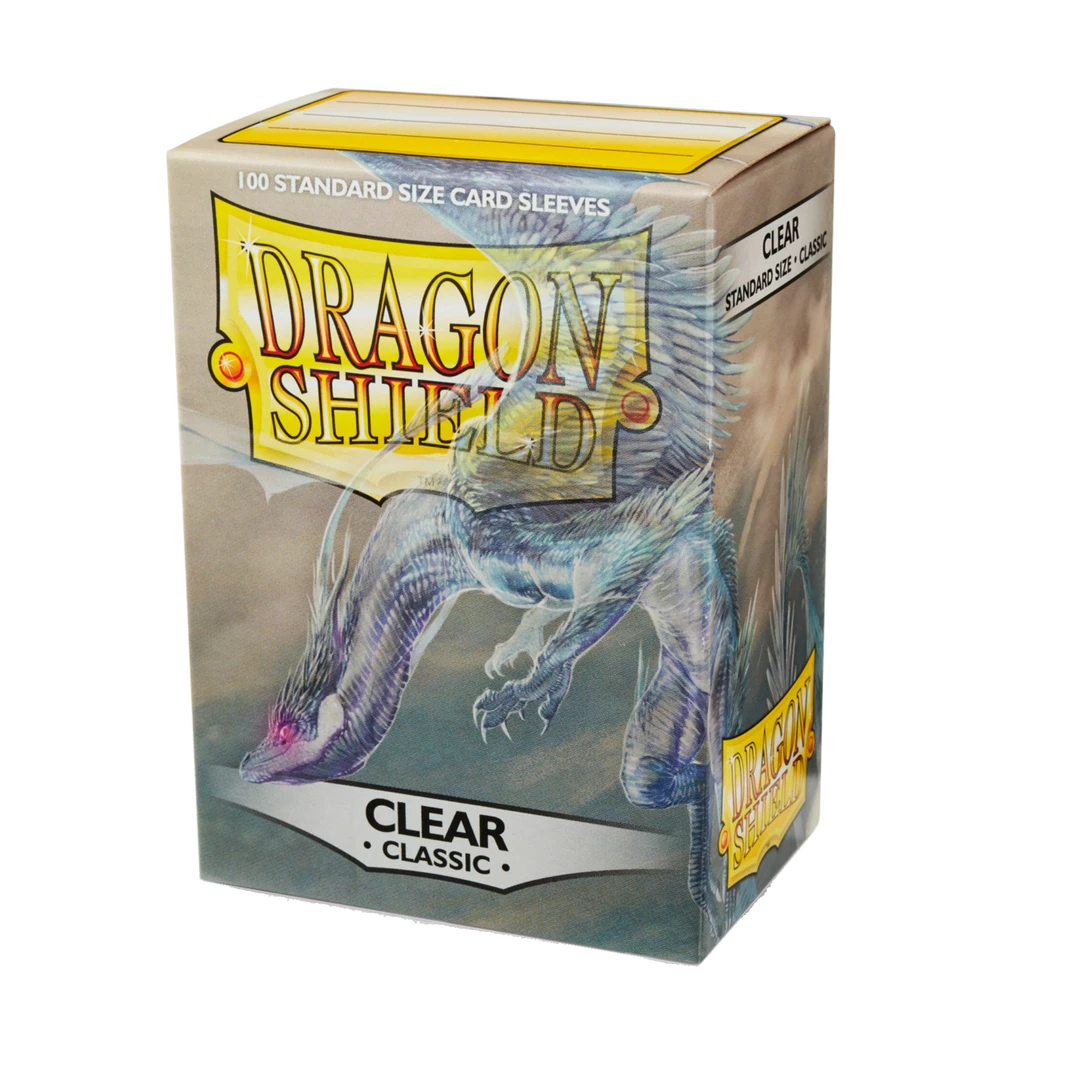 New 𧨠(ONLINE) DRAGON IMPORTS & COLLECTIBLES LLC Games/TCG Clear Classic - Dragon Shield Card Protectors Sleeves π 6 (ONLINE) DRAGON IMPORTS & COLLECTIBLES LLC Games/TCG Clear Classic - Dragon Shield Card Protectors Sleeves