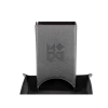 (ONLINE) DRAGON IMPORTS & COLLECTIBLES LLC Fold Up Leather Dice Tower: Black