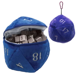 (ONLINE) DRAGON IMPORTS & COLLECTIBLES LLC ULTRA PRO: PLUSH D20 DICE BAG: BLUE Plushes