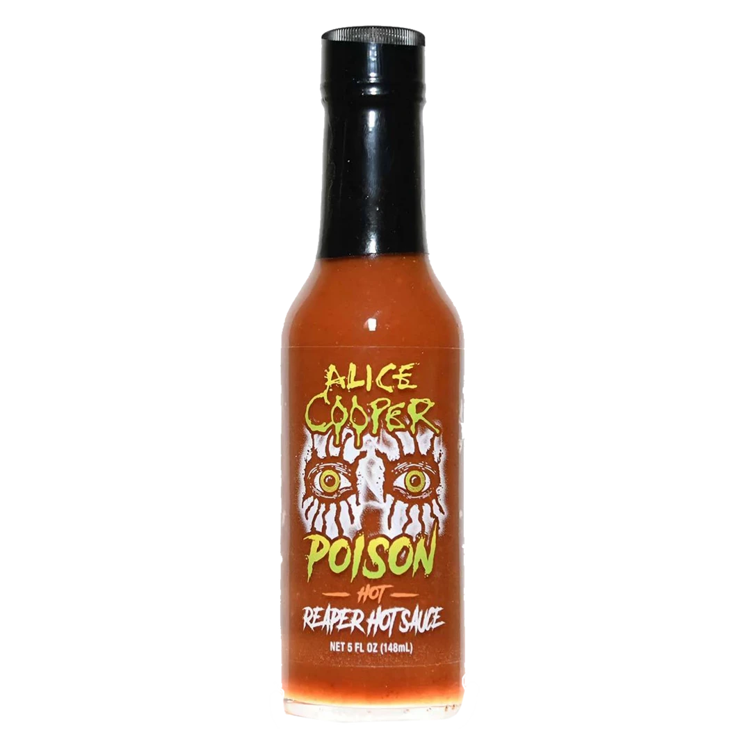 Discount β (ONLINE) DRAGON IMPORTS & COLLECTIBLES LLC Food Alice Cooper Poison Reaper Hot Sauce π₯° 3 (ONLINE) DRAGON IMPORTS & COLLECTIBLES LLC Food Alice Cooper Poison Reaper Hot Sauce