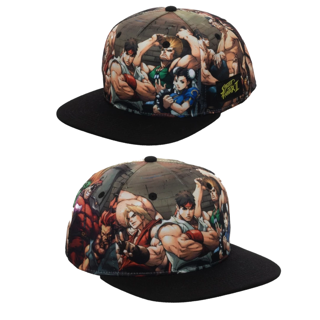 Cheap 🌟 (ONLINE) DRAGON IMPORTS & COLLECTIBLES LLC Accessories Street Fighter Sublimated Snapback - Bioworld 👍 3 (ONLINE) DRAGON IMPORTS & COLLECTIBLES LLC Accessories Street Fighter Sublimated Snapback - Bioworld