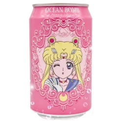 DRAGON IMPORTS & COLLECTIBLES LLC Sailor Moon Sparkling Water Pomelo Flavor - OCEAN BOMB SODA Food