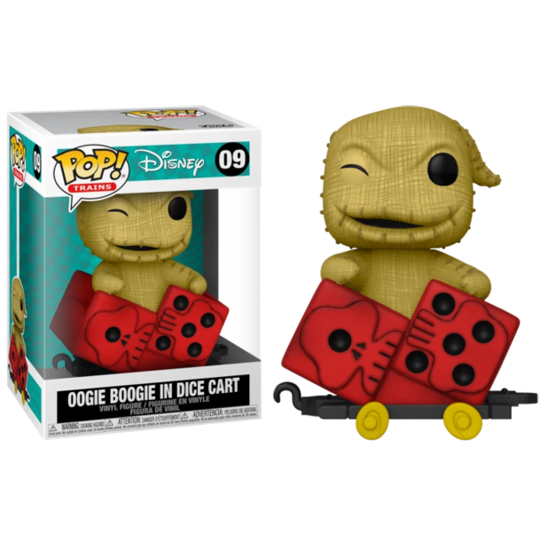 Buy π (ONLINE) DRAGON IMPORTS & COLLECTIBLES LLC Funko Pops! Oogie Oogie In Dice Cart - POP Train: NBC 𧨠3 (ONLINE) DRAGON IMPORTS & COLLECTIBLES LLC Funko Pops! Oogie Oogie In Dice Cart - POP Train: NBC