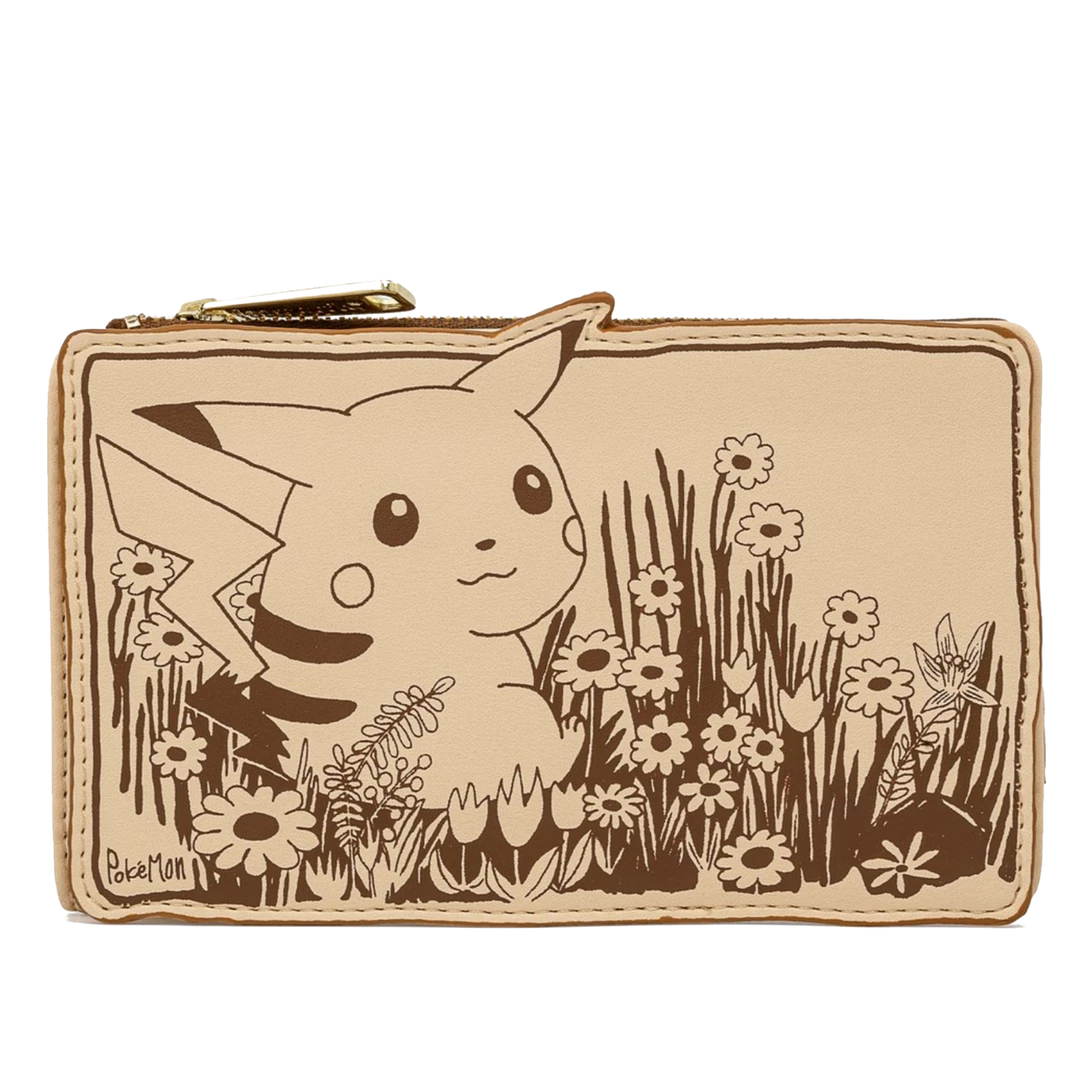 Cheapest 🛒 (ONLINE) DRAGON IMPORTS & COLLECTIBLES LLC Accessories Pokemon Pikachu Sepia Flap Wallet - LOUNGEFLY X 😉 3 (ONLINE) DRAGON IMPORTS & COLLECTIBLES LLC Accessories Pokemon Pikachu Sepia Flap Wallet - LOUNGEFLY X