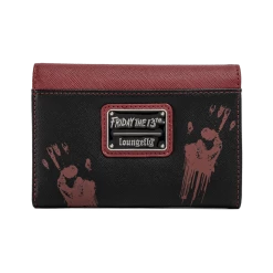 (ONLINE) DRAGON IMPORTS & COLLECTIBLES LLC Accessories FRIDAY THE 13TH JASON MASK TRI-FOLD WALLET - LOUNGEFLY X