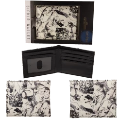 (ONLINE) DRAGON IMPORTS & COLLECTIBLES LLC Accessories Harry Potter Creature AOP Bi-Fold Wallet - Bioworld